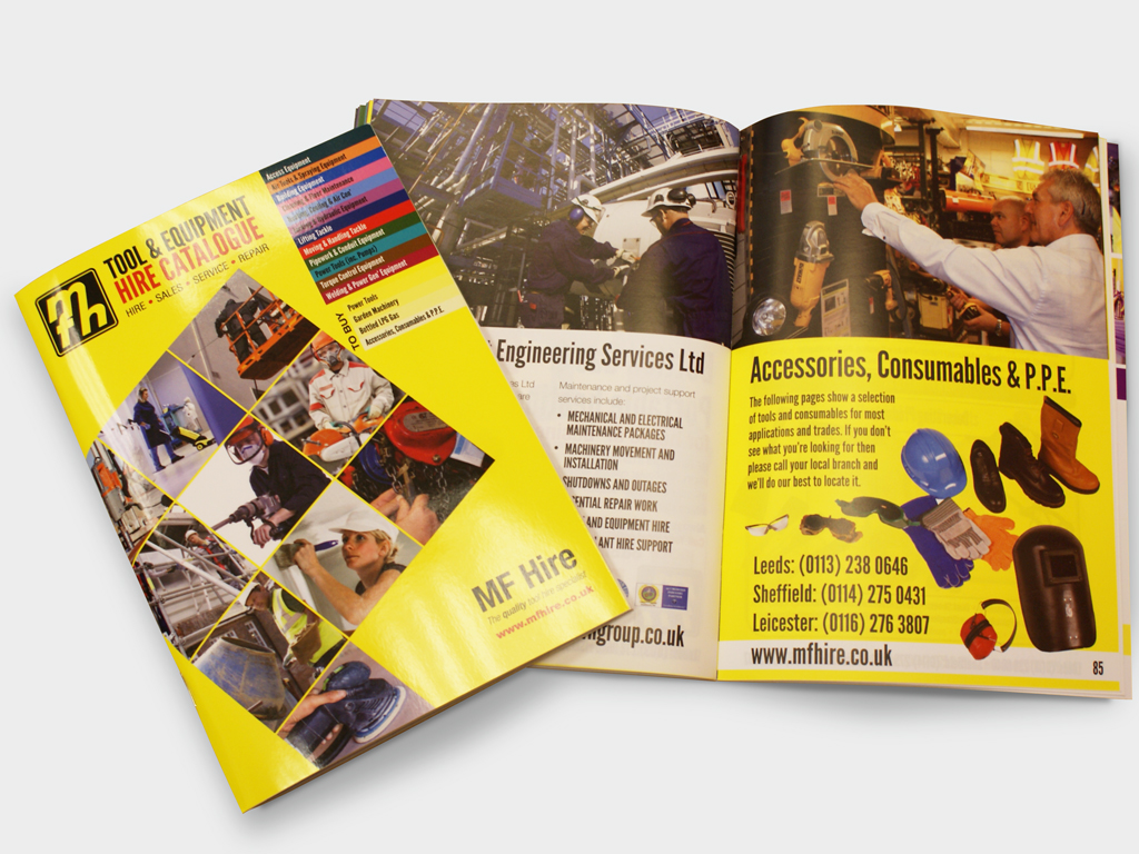 Product catalogue, graphic design, branding, Sheffield, design for print, marketing