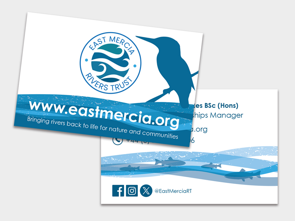 East Midlands Rivers Trust business card