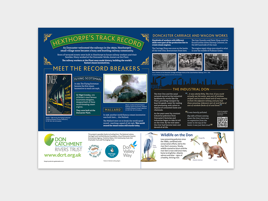 Hexthorpe Interpretations design