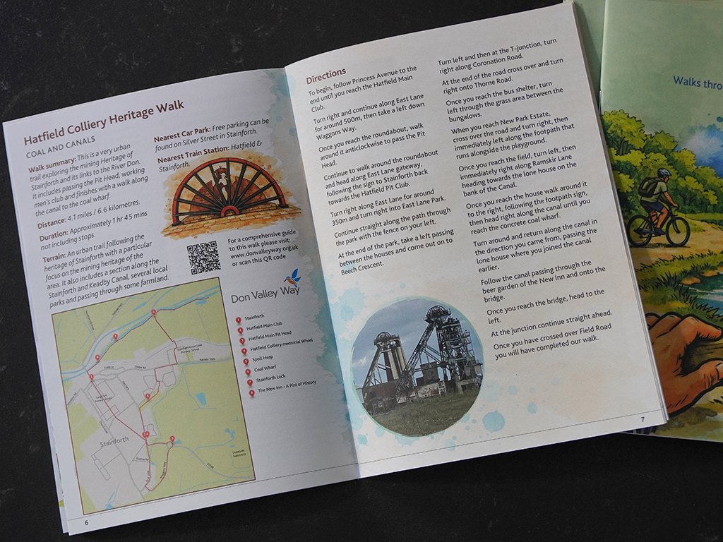 Walks booklet design_Sheffield